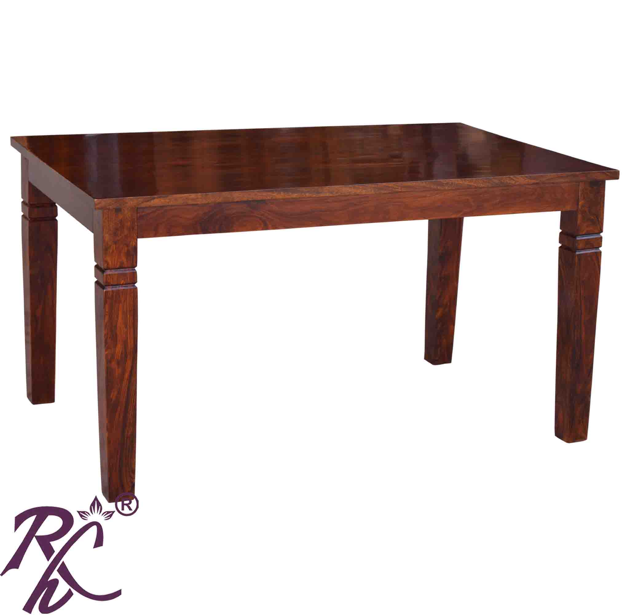 Wooden Throat Design Dining Set 4 Seater