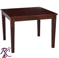Solid Wood Throat Design 4 Seater Dining