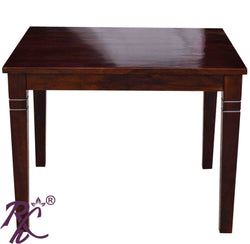 Solid Wood Throat Design 4 Seater Dining