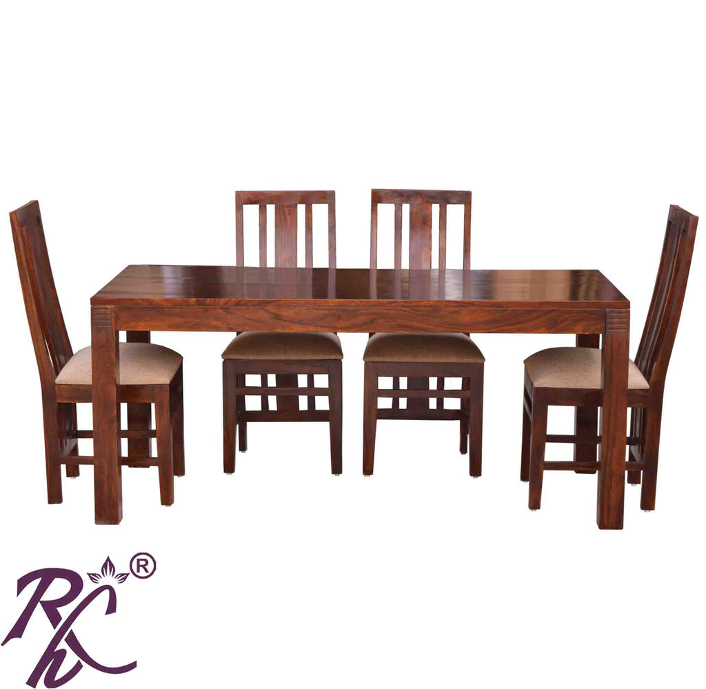 Solid Wood Oriel Dining Set ( 4 Seater )