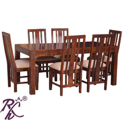 Solid Wood Oriel Dining Set ( 6 Seater ) Set