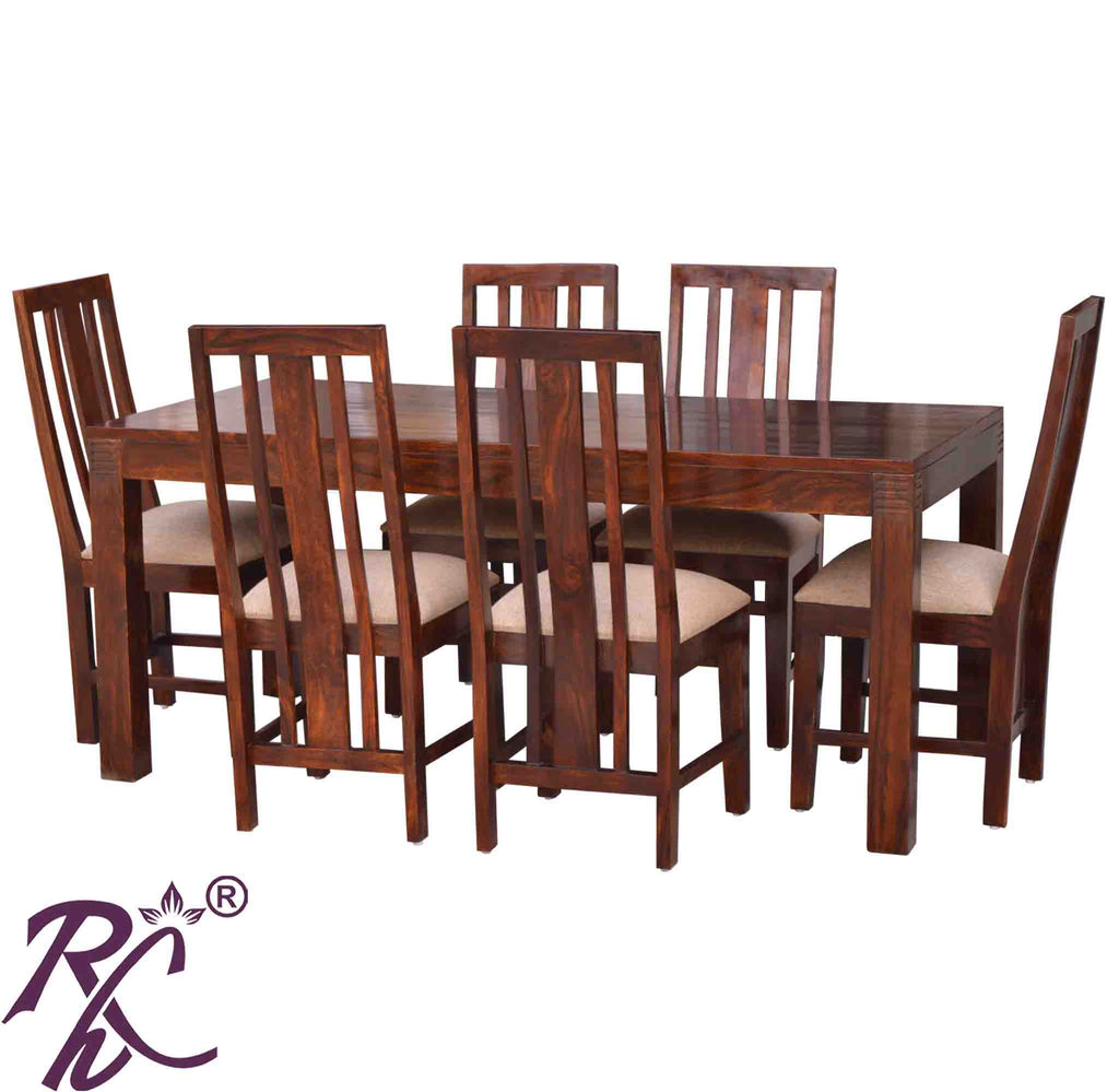 Solid Wood Oriel Dining Set ( 6 Seater ) Set