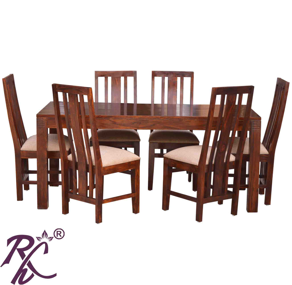 Solid Wood Oriel Dining Set ( 6 Seater ) Set