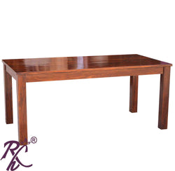Wooden Plain Design Dining 6 Seater