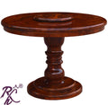 Solid Wood Round Shape Dining 2 Seater