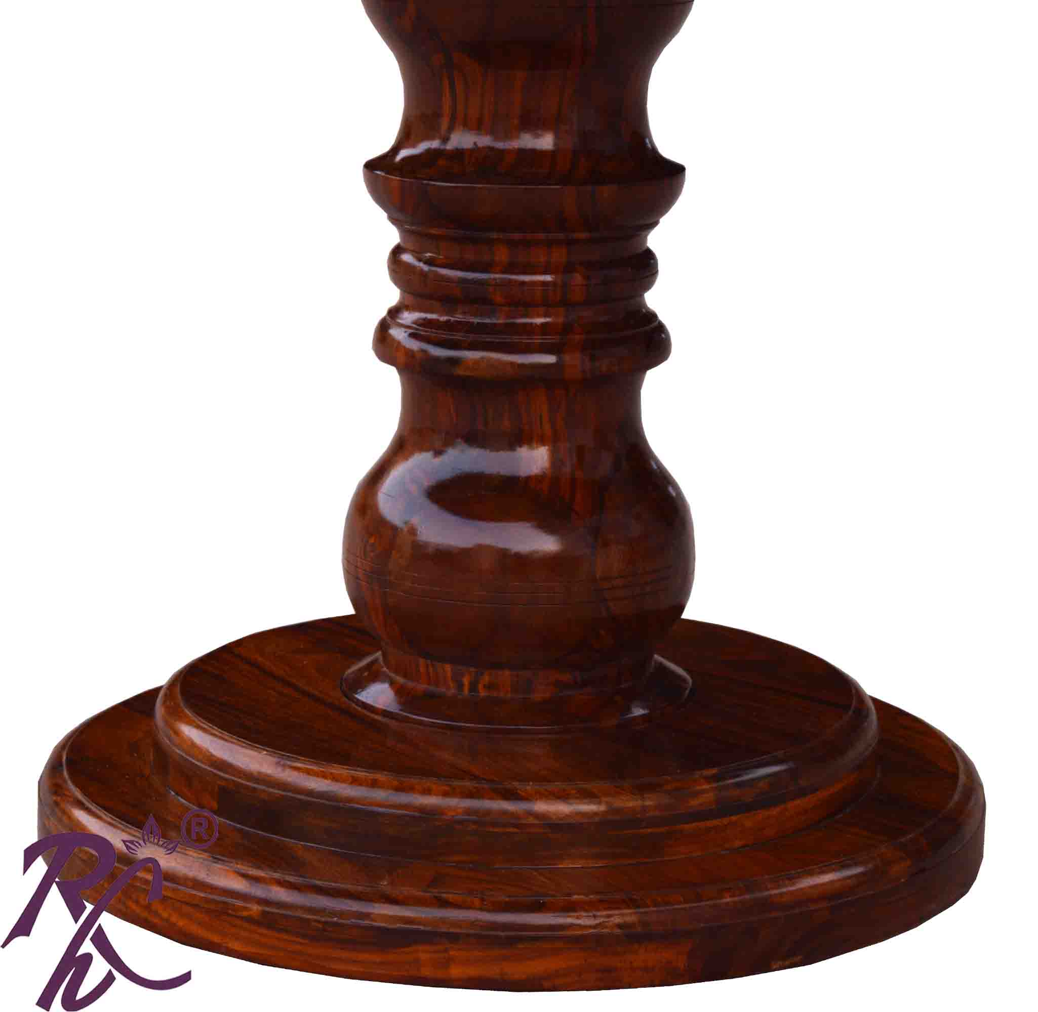 Solid Wood Round Shape Dining 4 Seater