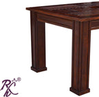 Wooden Recto Design Top Dining 6 Seater