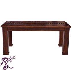 Wooden Recto Design Top Dining 6 Seater