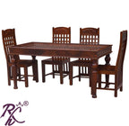 Solid Wood Jiksa Jali Design Dining Set ( 4 Seater ) K5