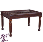 Solid Wooden Jiksa Jali Design Dining Set ( 4 Seater )