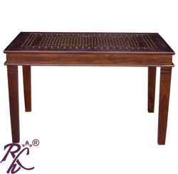 Solid Wood Jiksa Jali Design Dining 4 Seater