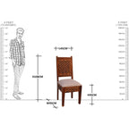 Wooden Jiksa Jali Dining Set  6 Seater
