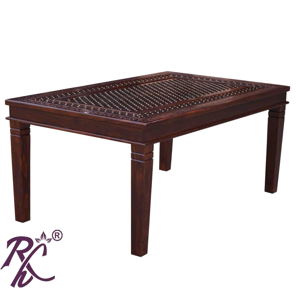 Solid Wood Jiksa Jali Design Dining Table