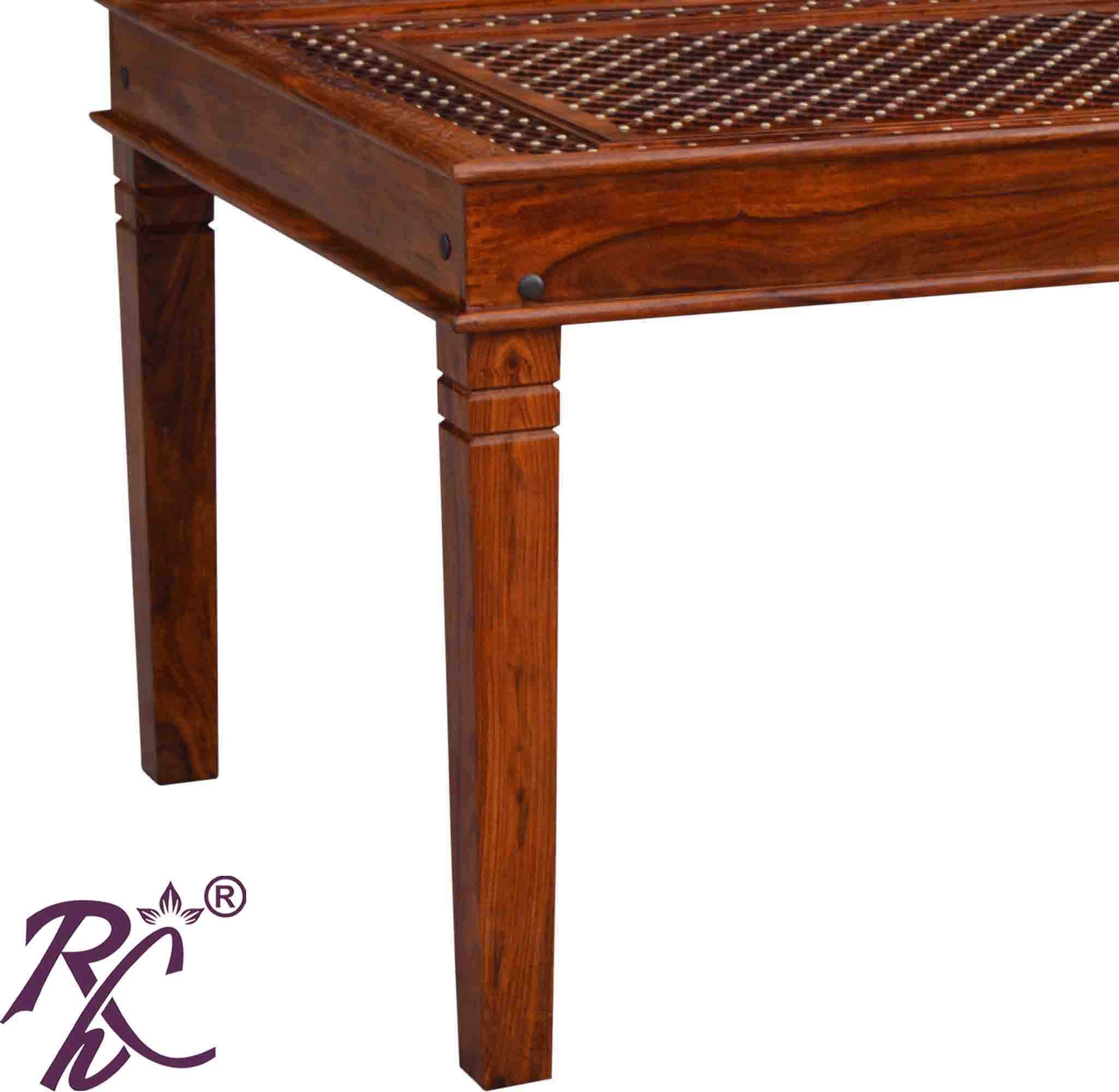 Solid Wood Jiksa Jali Design Dining Table