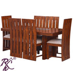 Solid Wood Leeroy Design Dining Set 6 Seater
