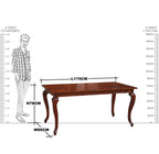 Solid Wood Wilma Design Dining 6 Seater
