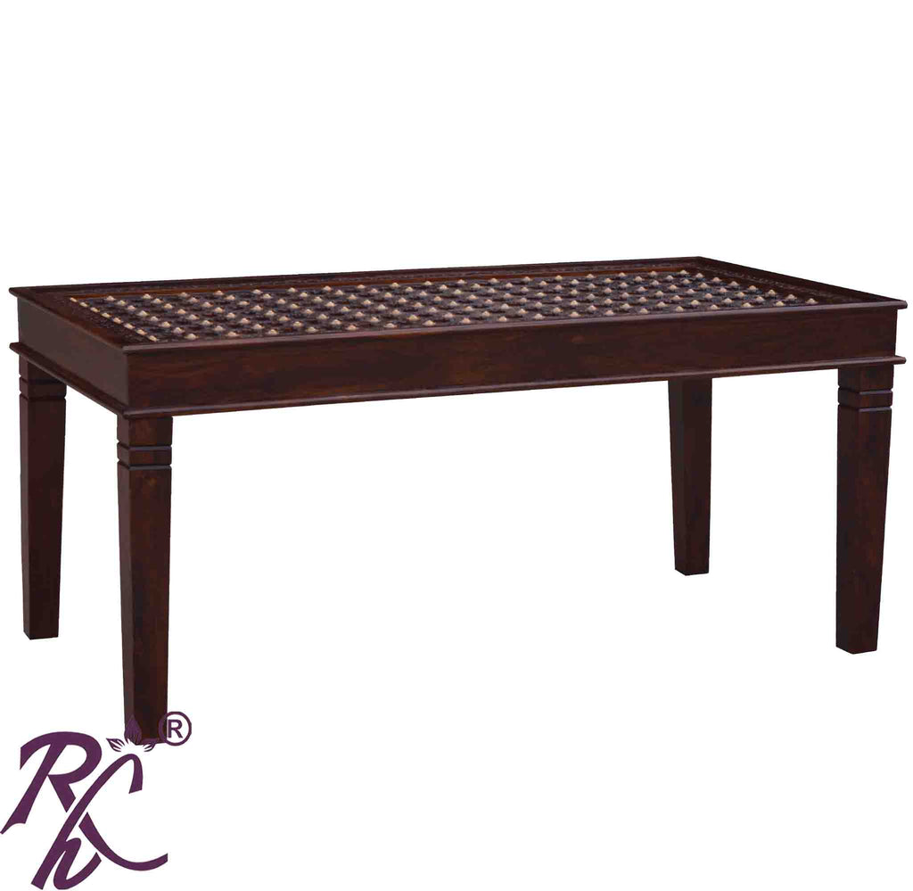 Solid Wooden Wood Bakhra Dining Set ( 6 Seater ) Set