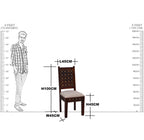 Solid Wooden Wood Bakhra Dining Set ( 6 Seater ) Set