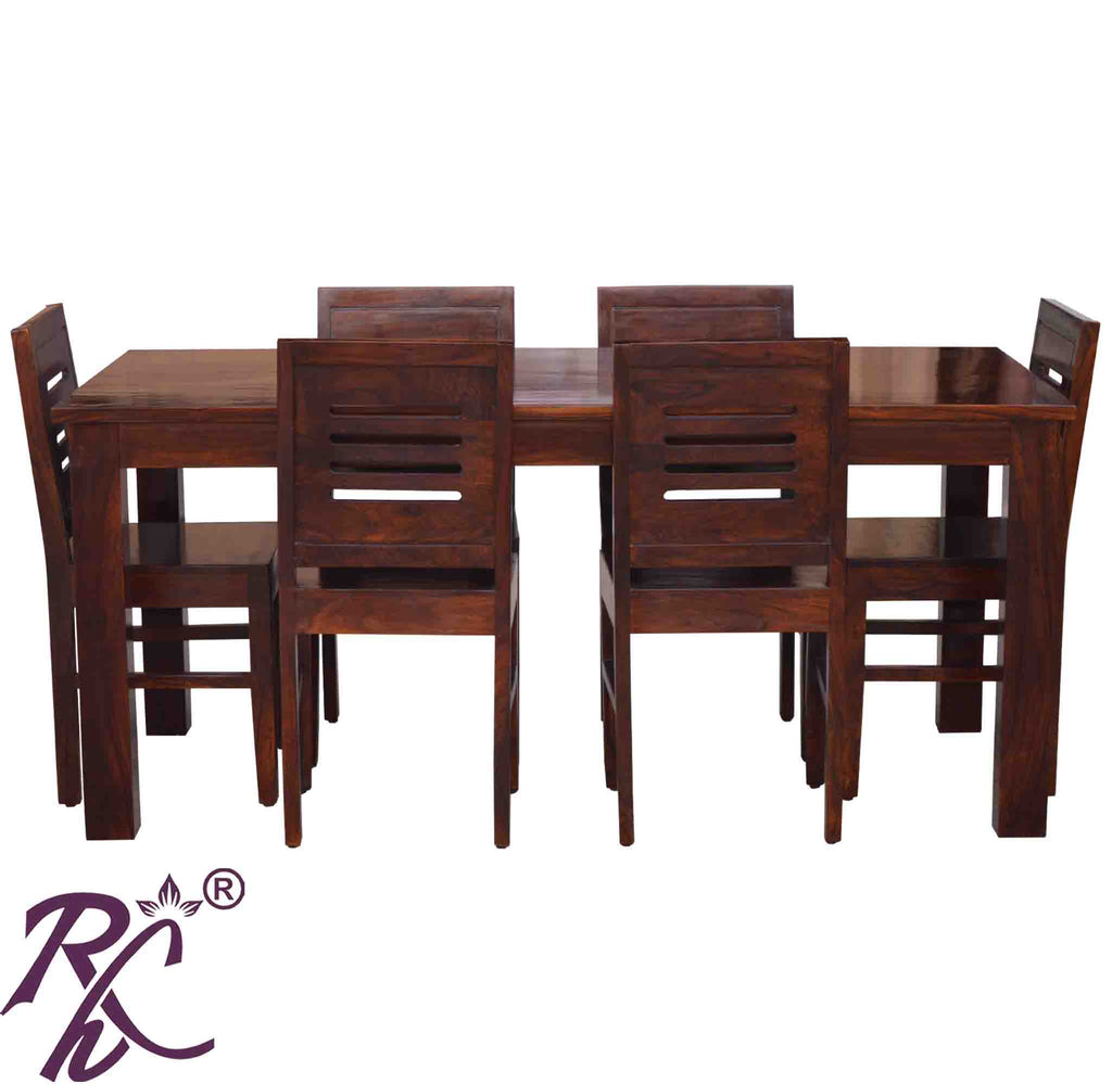 Solid Wood Urban Design Dining Set ( 6 Seater ) Set