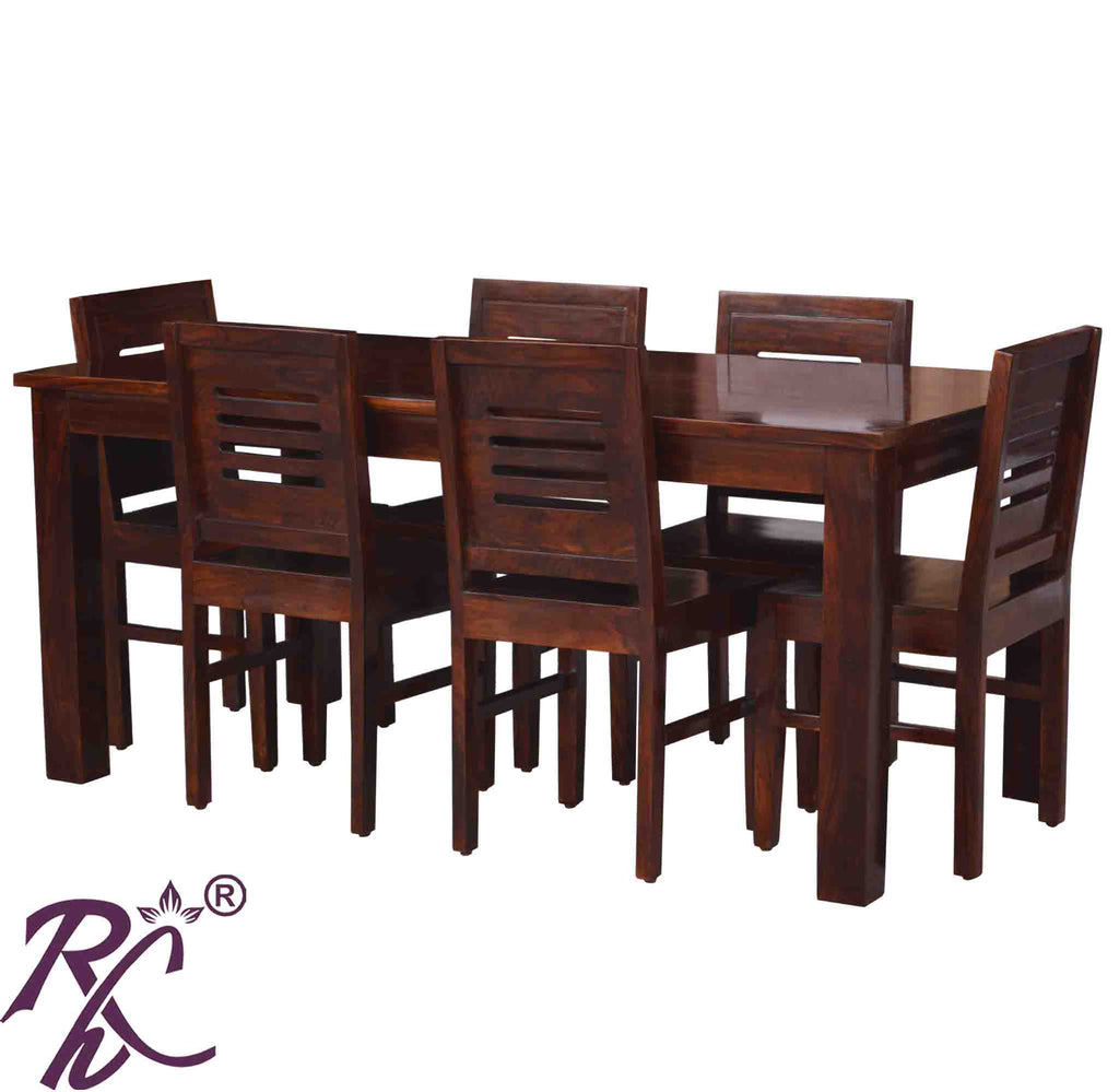 Solid Wood Urban Design Dining Set ( 6 Seater ) Set