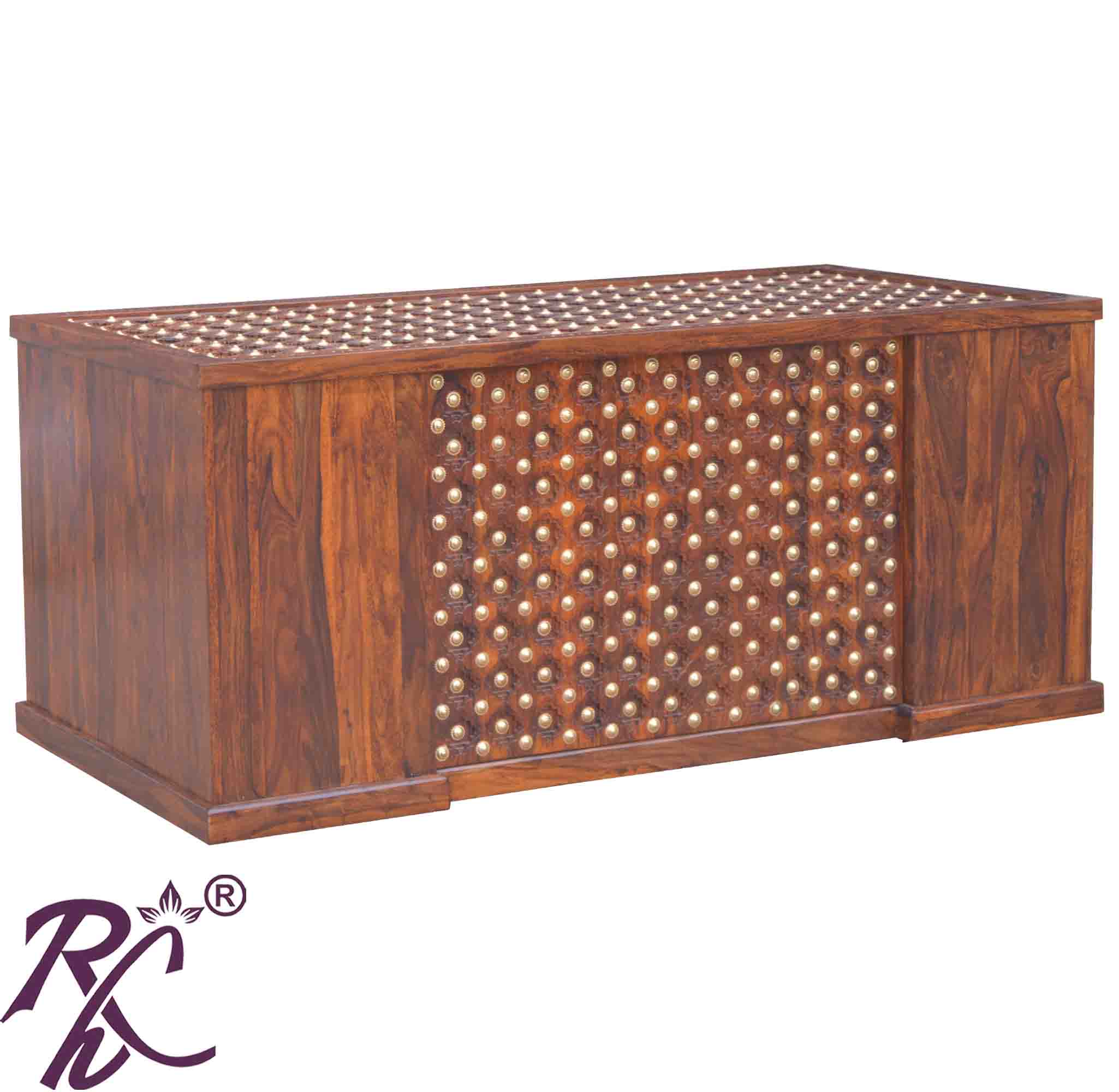 Solid Wooden Wood Bakhra Design Office Counter