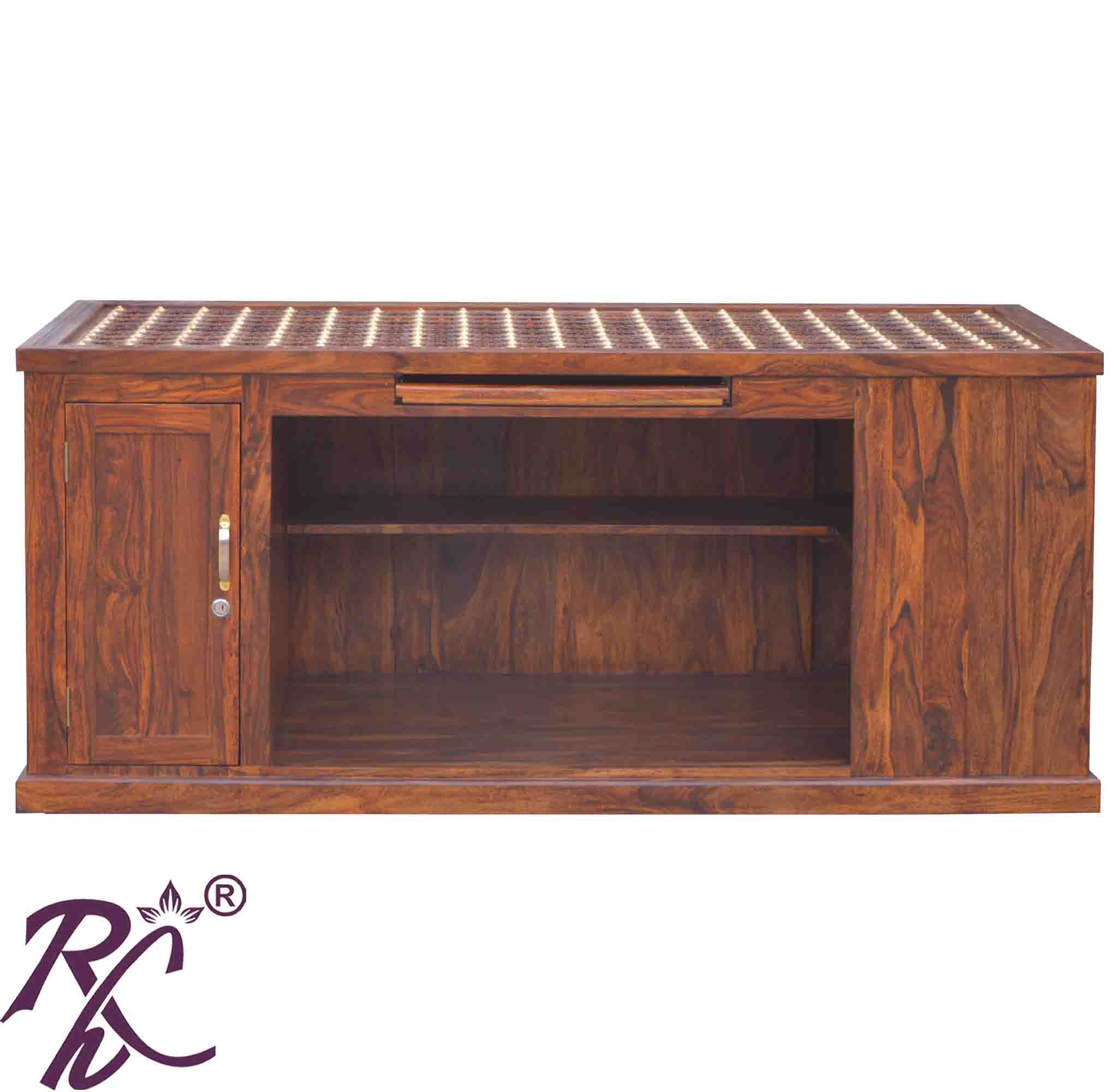 Solid Wooden Wood Bakhra Design Office Counter