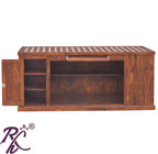 Solid Wooden Wood Bakhra Design Office Counter