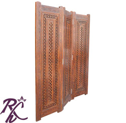 Solid Wood Wooden Jiksa Jali Design Screen