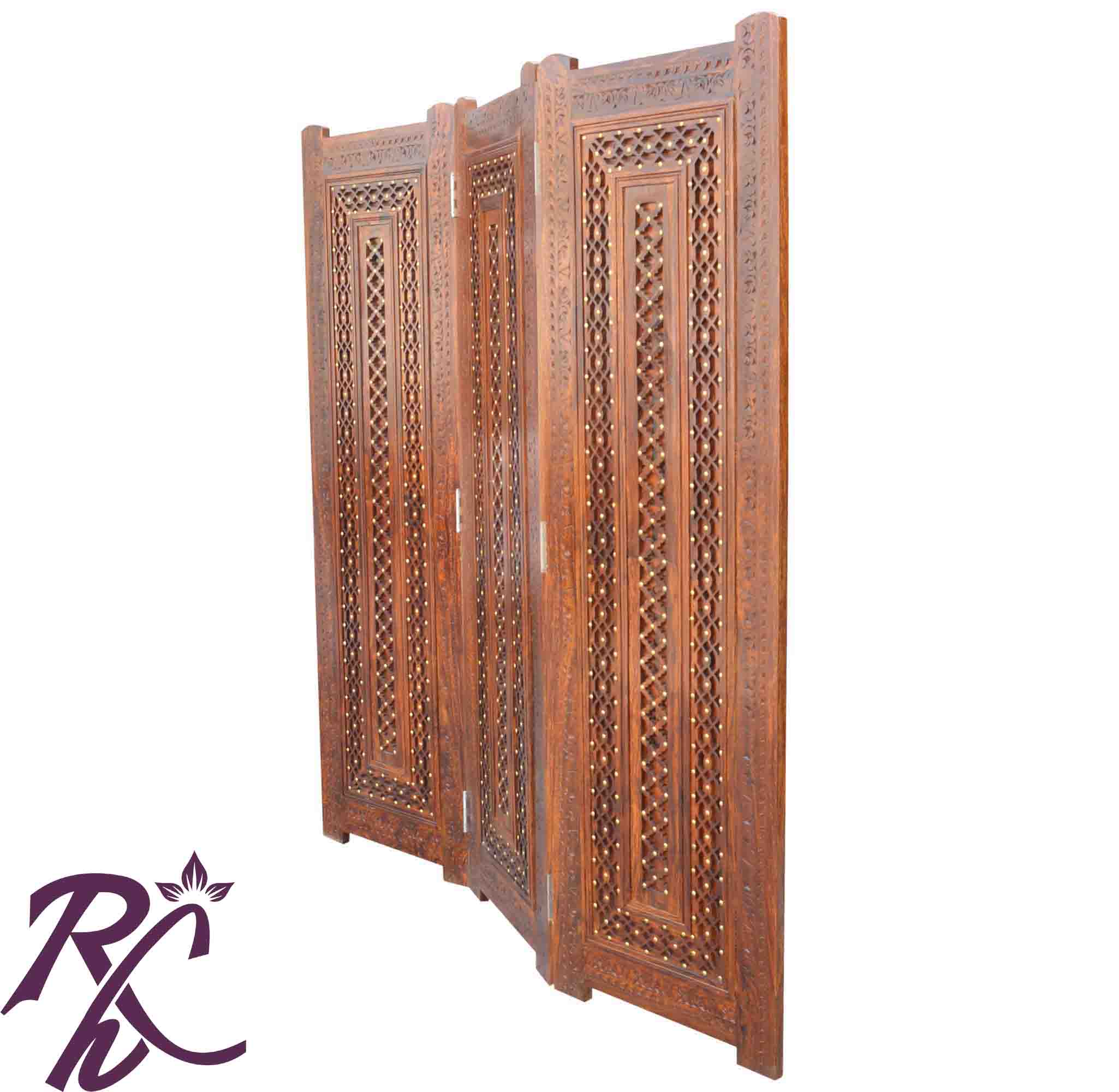 Solid Wood Wooden Jiksa Jali Design Screen